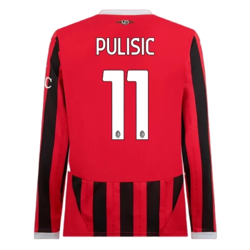 Prima Maglia Pulisic AC Milan 2024/2025 Manica Lunga Prima Maglia Pulisic AC Milan 2024/2025 Manica Lunga